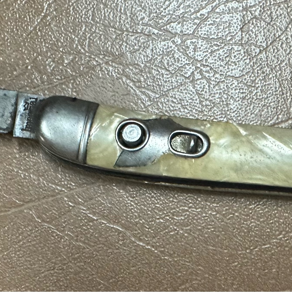 Vintage Folding Knife with Cream Handle”Imperial Texas Toothpick “